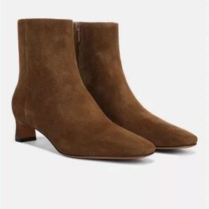 VINCE Chic Camel Suede Harlan Ankle Boot Sz 8.5 NEW $400!!